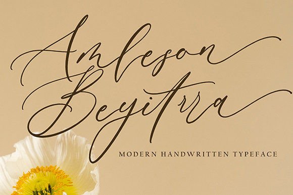 Amleson Beyitrra: A Timeless Handwritten Font for Editorial Design
