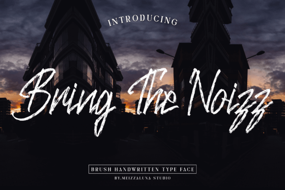 Bring the Noizz: A Lively Script Font for Bold Campaigns