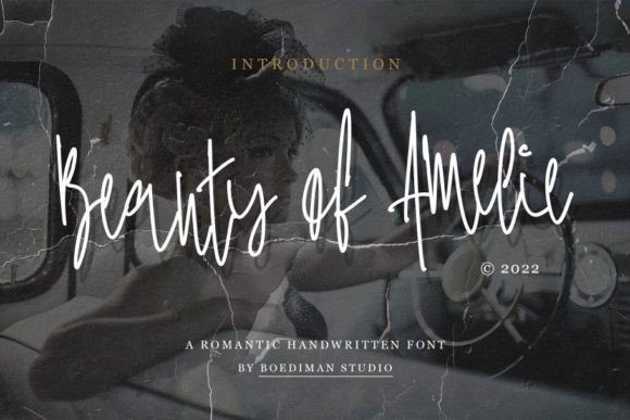 Bringing Romance to Branding with Beauty of Amelie Font