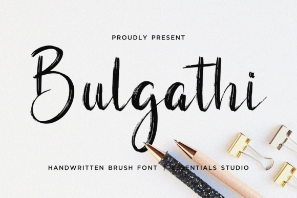 Bulgathi: A Modern Script Typeface for Digital Branding