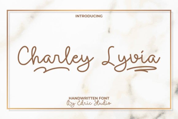 Charley Lyvia: The Handwritten Font That Elevates Your Brand