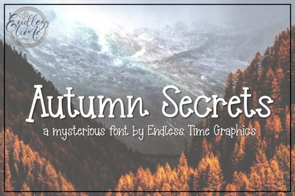 Designing with Autumn Secrets: A Handwritten Font for Modern Web Layouts
