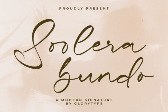 Elevate Your Brand with the Soolera Bundo Typeface