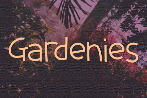 Gardenies Font Review: A Handwritten Typeface for Social Campaigns
