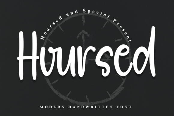 Hoursed: The Elegant Handwritten Font for Crafters