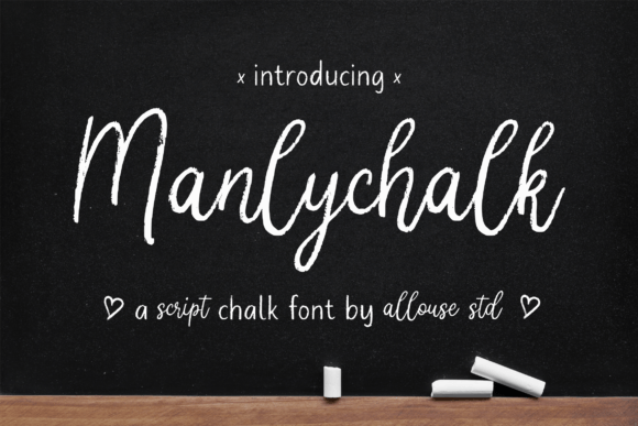 Manlychalk Font Review: A Script Chalk Typeface for Bold Branding