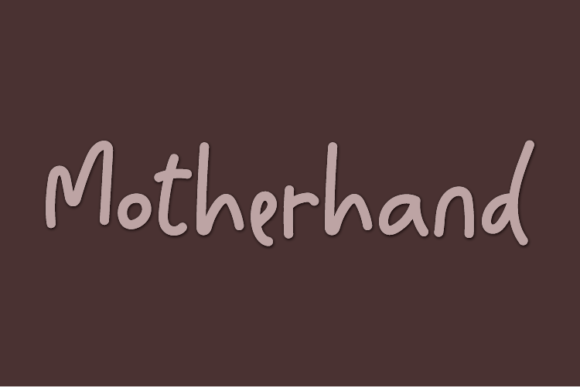 Motherhand Font Review: A Playful Typeface for Web Design