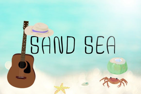 Sand Sea: A Joyful Handwritten Font for Editorial Design