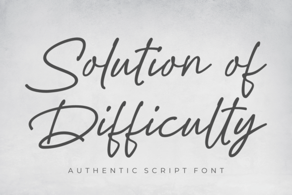 Solution of Difficulty: The Script Font That Clarifies Campaigns