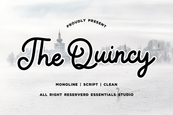 The Quincy Font Review: A Luxury Script for Branding