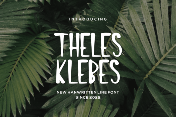 Thelesklebes: A Friendly Handwritten Font for Branding