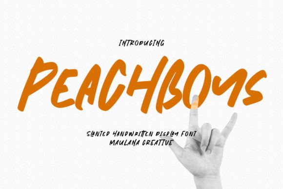Why Peachboys Is the Perfect Handwritten Font for Your Brand