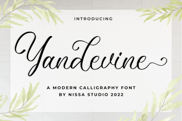 Yandevine: The Elegant Script Font for Handmade Brands